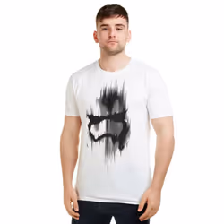 Star Wars Mens Trooper Mask T-Shirt - XL, White