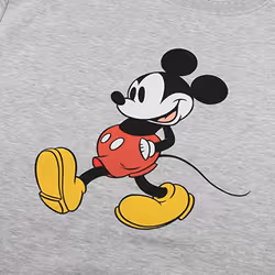 Disney Womens/Ladies Strides Mickey Mouse Washed Sweatshirt - XL, Grey