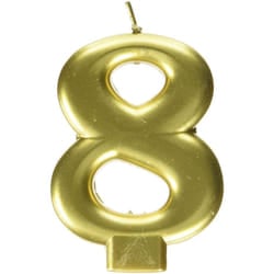 Amscan Metallic 8 Candle