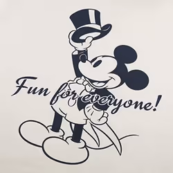Disney Womens/Ladies Showtime Fun For Everyone Mickey Mouse Sweatshirt - S, Stone