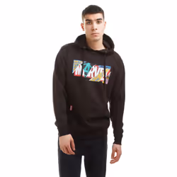 Marvel Mens Scrapbook Hoodie - M, Black