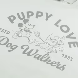 Disney Womens/Ladies Puppy Love Crew Neck Sweatshirt - S, Sage