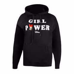 Disney Womens/Ladies Girl Power Minnie Mouse Hoodie - XL, Light Graphite