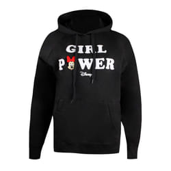Disney Womens/Ladies Girl Power Minnie Mouse Hoodie - XL, Light Graphite