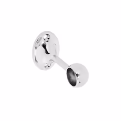 Securit Chrome Towel Rail End Bracket (Pack of 2)