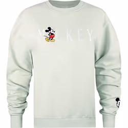 Disney Womens/Ladies Mickey Mouse Embroidered Sweatshirt - M, Sage