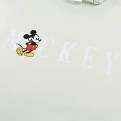 Disney Womens/Ladies Mickey Mouse Embroidered Sweatshirt - M, Sage