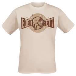Star Wars: The Book Of Boba Fett Mens Outlaw T-Shirt - L, Natural