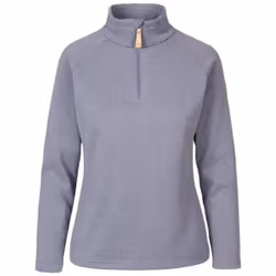 Trespass Womens/Ladies Olga Leather Fleece Top - XS, Denim Blue Marl