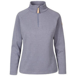 Trespass Womens/Ladies Olga Leather Fleece Top - XS, Denim Blue Marl