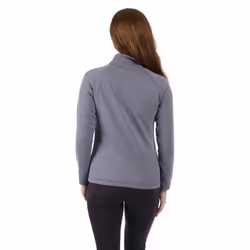 Trespass Womens/Ladies Olga Leather Fleece Top - XS, Denim Blue Marl