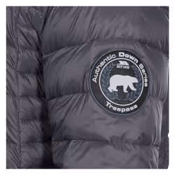 Trespass Mens Whitman II Down Jacket - S, Dark Grey/Burnt Orange
