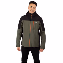 Trespass Mens Tappin Hooded Waterproof Jacket - S, Ivy