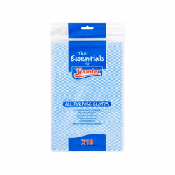 Spontex Essentials Cleaning Cloths (Pack of 10)