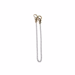 Securit Chrome Bath Plug Chain - 300mm, Silver/Gold