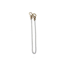 Securit Chrome Bath Plug Chain - 300mm, Silver/Gold