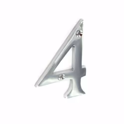 Securit 4 Chrome Door Number