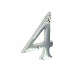 Securit 4 Chrome Door Number