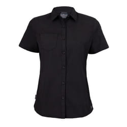 Craghoppers Womens/Ladies Expert Kiwi Short-Sleeved Shirt - 8 UK, Black