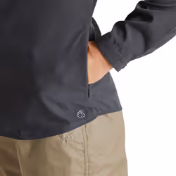 Craghoppers Womens/Ladies Expert Kiwi Long-Sleeved Shirt - 8 UK, Carbon Grey