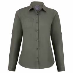 Craghoppers Womens/Ladies Expert Kiwi Long-Sleeved Shirt - 12 UK, Dark Cedar Green