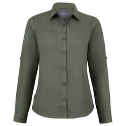 Craghoppers Womens/Ladies Expert Kiwi Long-Sleeved Shirt - 12 UK, Dark Cedar Green