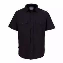 Craghoppers Mens Expert Kiwi Short-Sleeved Shirt - M, Black