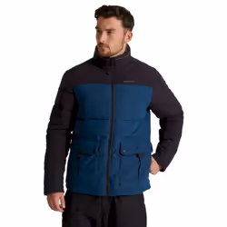 Craghoppers Mens Trillick Insulated Padded Jacket - L, Dark Navy/Loch Blue