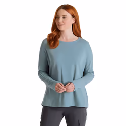 Craghoppers Womens/Ladies Forres Long-Sleeved T-Shirt - 10 UK, Stormy Sea Marl