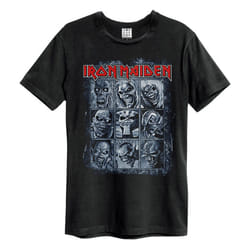 Amplified Mens 9 Eddies Iron Maiden T-Shirt - S, Black