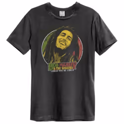 Amplified Mens Will You Be Loved Bob Marley T-Shirt