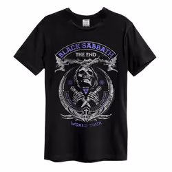 Amplified Unisex Adult The End Black Sabbath T-Shirt - XS, Black