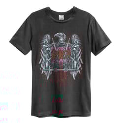 Amplified Unisex Adult Metal Eagle Slayer T-Shirt