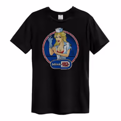 Amplified Unisex Adult Enema Of The State Blink 182 T-Shirt - XL, Black