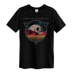 Amplified Unisex Adult Skull Planet Queens Of The Stone Age T-Shirt - XS, Black