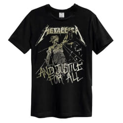 Amplified Unisex Adult And Justice For All Metallica T-Shirt - XL, Black
