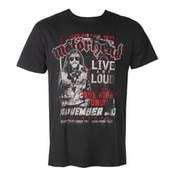 Amplified Unisex Adult One Night Only Motorhead T-Shirt
