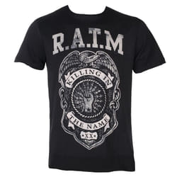 Amplified Unisex Adult Killing In The Name Rage Against the Machine T-Shirt - XL, Charcoal