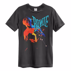 Amplified Unisex Adult Let's Dance David Bowie T-Shirt