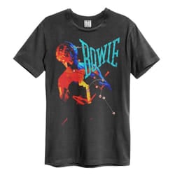 Amplified Unisex Adult Let's Dance David Bowie T-Shirt