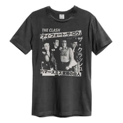 Amplified Unisex Adult Tour Poster The Clash T-Shirt