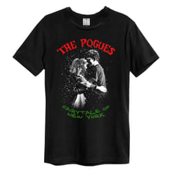 Amplified Unisex Adult Fairtyale In Colour The Pogues T-Shirt - XS, Black