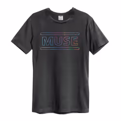 Amplified Unisex Adult Rainbow Logo Muse T-Shirt