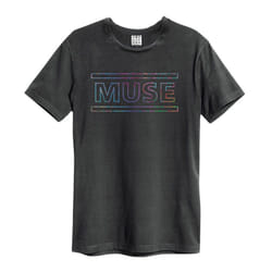 Amplified Unisex Adult Rainbow Logo Muse T-Shirt
