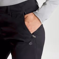 Craghoppers Womens/Ladies Expert Kiwi Pro Stretch Trousers - 14 UK R, Black