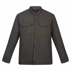Regatta Mens Gawayne Insulated Shirt - S, Dark Khaki