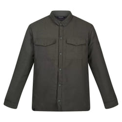 Regatta Mens Gawayne Insulated Shirt - L, Dark Khaki