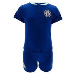 Chelsea FC Baby 2022-23 T-Shirt & Shorts Set - 3-6 Months, Royal Blue
