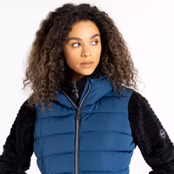 Dare 2B Womens/Ladies Reputable Padded Gilet - 10 UK, Moonlight Denim
