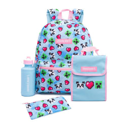Minecraft Pixel Backpack Set